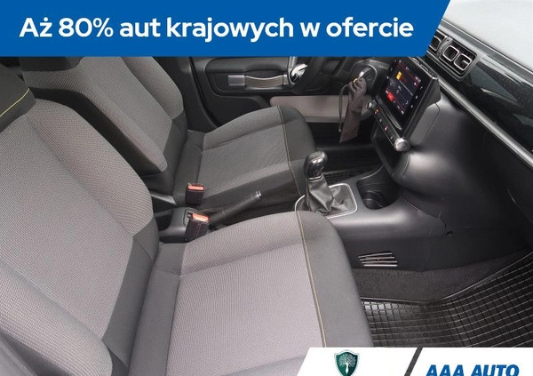 Citroen C3 cena 45000 przebieg: 41687, rok produkcji 2018 z Strzelin małe 137